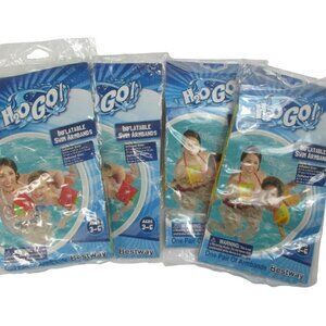 4x New Bestway H2O GO Children Splash and Play Inflatable Swim Dolphin Arm Bands